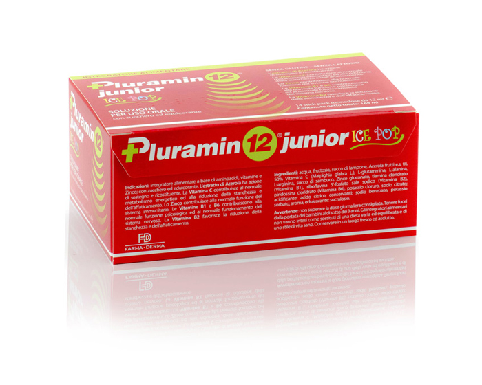 PLURAMIN 12 JUNIOR ICE POPSOLUZIONE PER USO ORALE